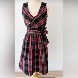 J.Crew Plaid Holiday Dresss